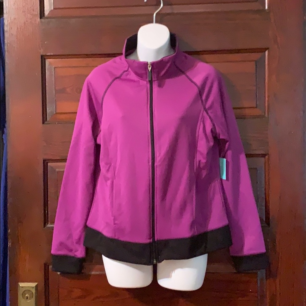 Be Inspired Plum & Black Jacket